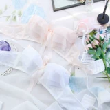 Белый бюстгалтер, комплект, тонкий летний японский бюстгальтер без косточек