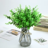 Моделирование и фальшивые цветы, зеленые растения, гостиная маленькие растения в горшках, пластиковый пластик, фальшивая травяная вставка цветов, листья евальских денег