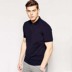 Anh lúa mì tai màu lúa mì tinh khiết cổ điển bông sườn ngắn tay áo polo nam áo thun mỏng áo cotton nam Polo