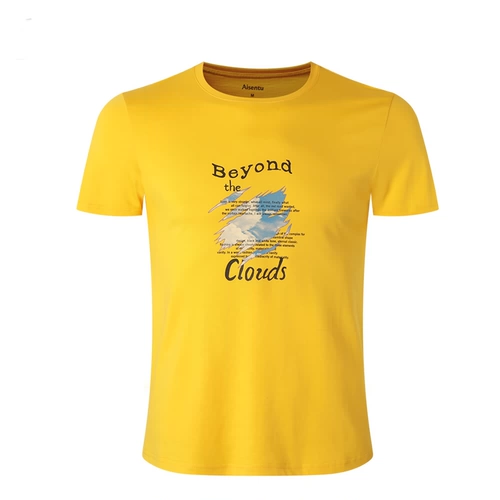 Хлопковая дышащая трендовая модная базовая приятная телу футболка с круглым воротником, короткий рукав