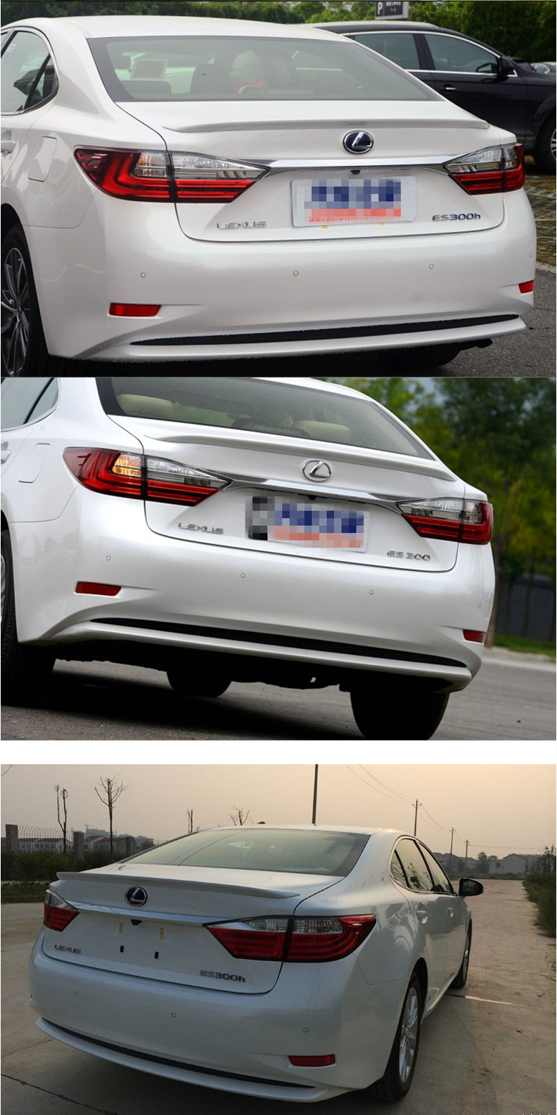 18-19 Lexus mới ES200 cánh sau trong 12-17 năm es250es260 sửa đổi cao với abs - Sopida trên đuôi gió shark