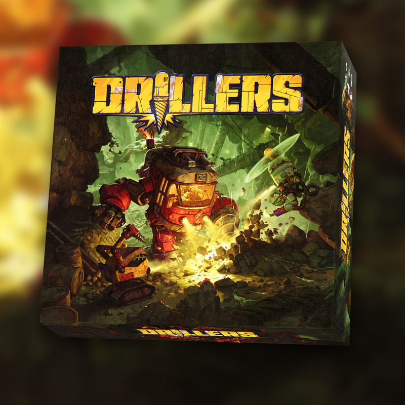 Drillers Board Game for 1-4 Players, Anak Ruins Type Board Game, German-Style Card Competition, Woolen Yarn