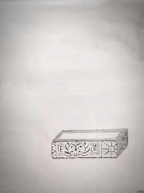 Ancient gluttonous veins painted like bricks 