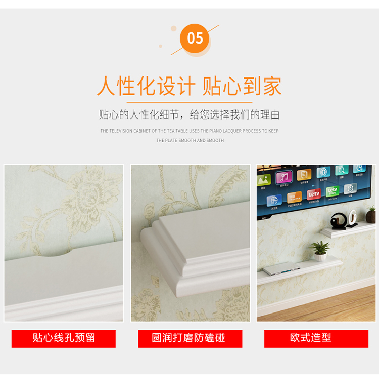 Tùy chỉnh sơn mài châu Âu từ phân vùng kệ phòng ngủ treo tường phòng khách kệ sách kệ sách kệ - Kệ kệ để sách