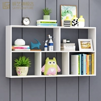 Kệ sách treo tường kệ treo tường phòng khách vách ngăn bảng hình chữ nhật trang trí tường phòng ngủ tủ tường - Kệ tủ góc tường