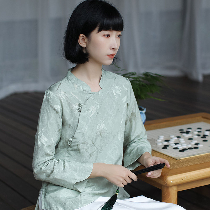 Zen Suits Women Retro China Style Chinese Women's Clothing Women's Clothing Women's Dressers Clothing Youthful and Tea Suits women Summer