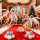 New Year's Christmas New Year's Day fireworks long balloon atmosphere decoration column shopping mall shop school opening layout