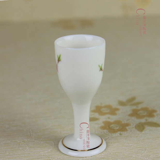 Jingdezhen Màu Xanh và Trắng 10 ml ML Nhỏ Wine Glass Rượu Vang Trắng Gốm Cốc Tinh Thần Wine Cup Swallow Ly Rượu Đặt