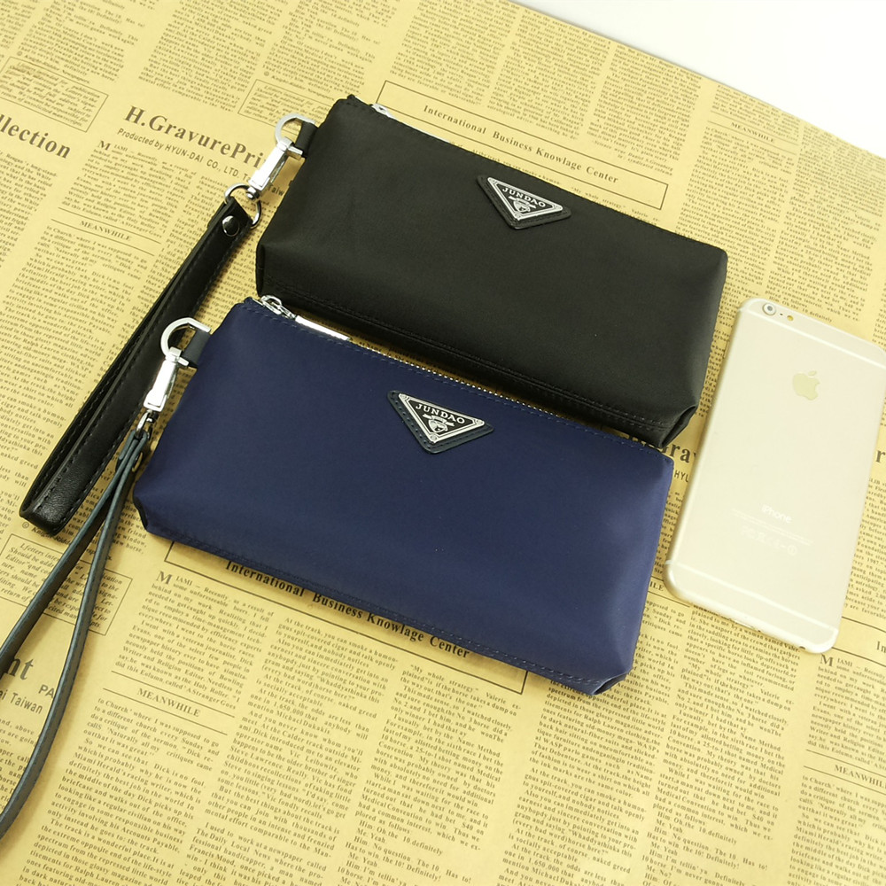 Men's handbag Oxford textile canvas Korean version of women's bag coin purse mobile phone bag clutch bag hand bag ladies small bag