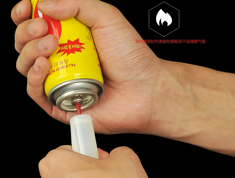 Đấm thẳng phổ quát phụ kiện nhẹ hơn bơm hơi tinh khiết cao dung lượng lớn sạc nhẹ khí thuốc lá trường hợp - Bật lửa bật lửa độc