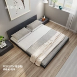 Simple Allen японская стиль татами постель Корейская спальня Lazy Simple и Hyundai 1.81.2 Одиночная двойная сплошная деревянная кровать