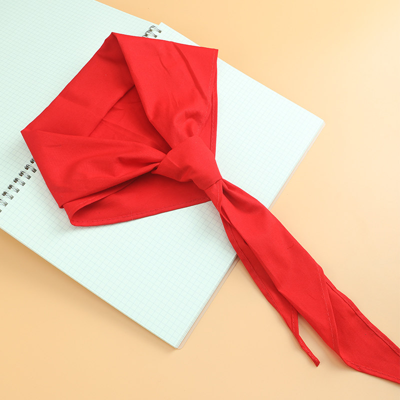 Primary school pupils Red Scarf size children first grade 1m 1 m 1 m cotton polyester cotton common standard stationery supplies