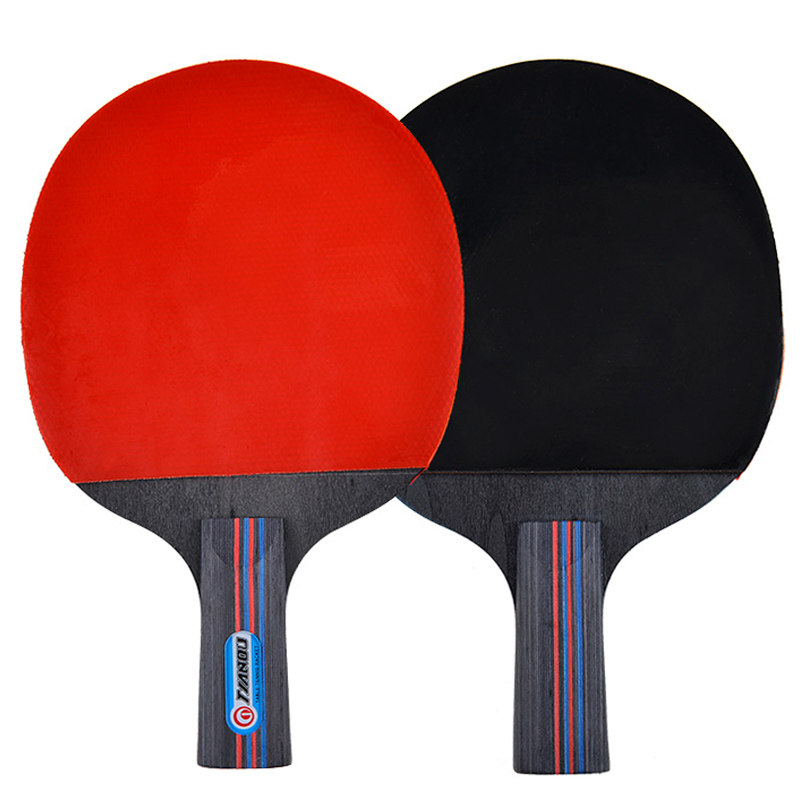 Table Tennis Bat 2 Only Children Primary School Students Elementary Scholar Ping-Pong Ball Straight for a Solo Shooting Suit Finished Pat