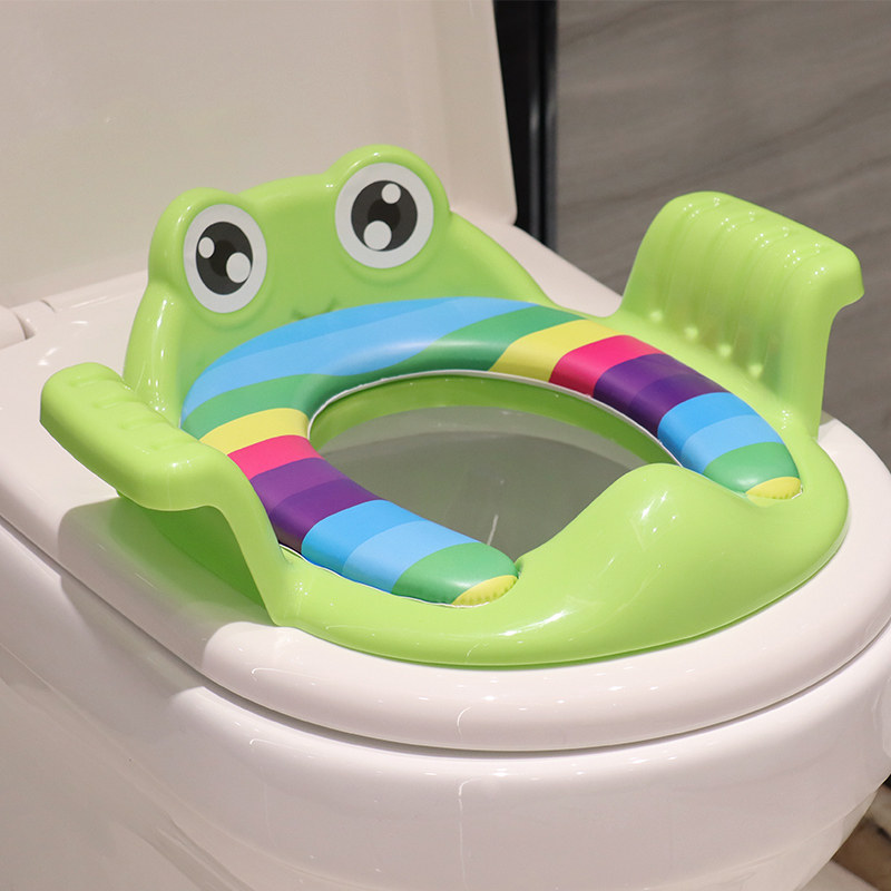 Children's toilet mat toilet seat cushion baby sitting pad large male and girl children cartoon sitting circle