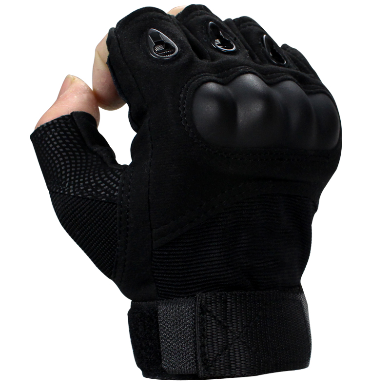 Tactical gloves Special forces outdoor anti-cutting and anti-thorn combat fighting Black Hawk summer wear-resistant male half-finger training equipment