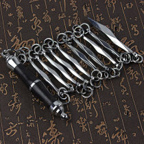 304 stainless steel jiu jie bian performance whip beginner whip combat whip qi jie bian martial arts nine Section 9 section whip martial arts