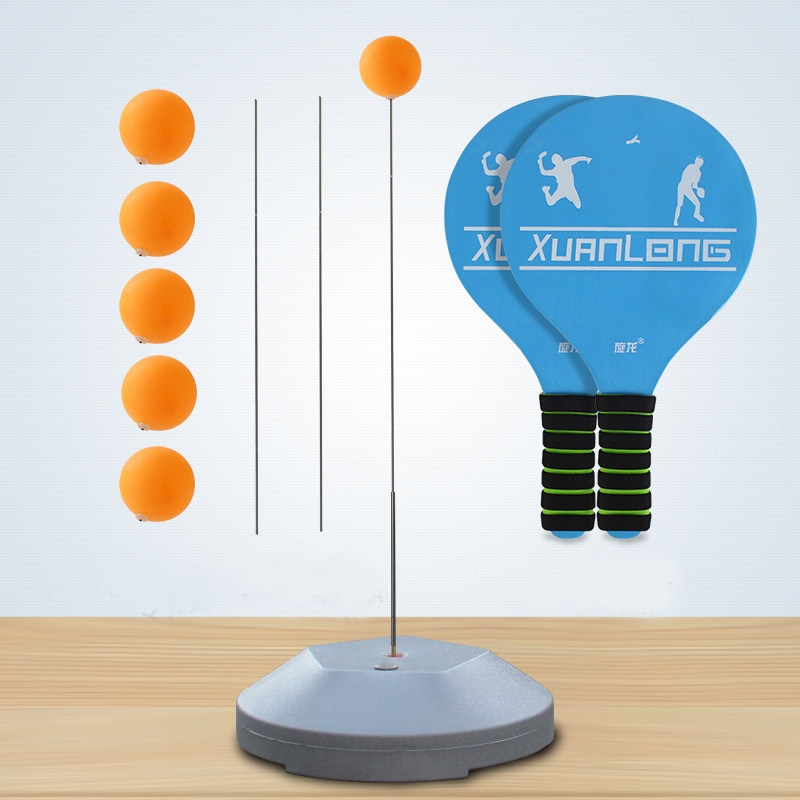 Table tennis training device Table tennis practice device Table tennis practice ball Self-training artifact Children's soldier soldier ball toy Indoor