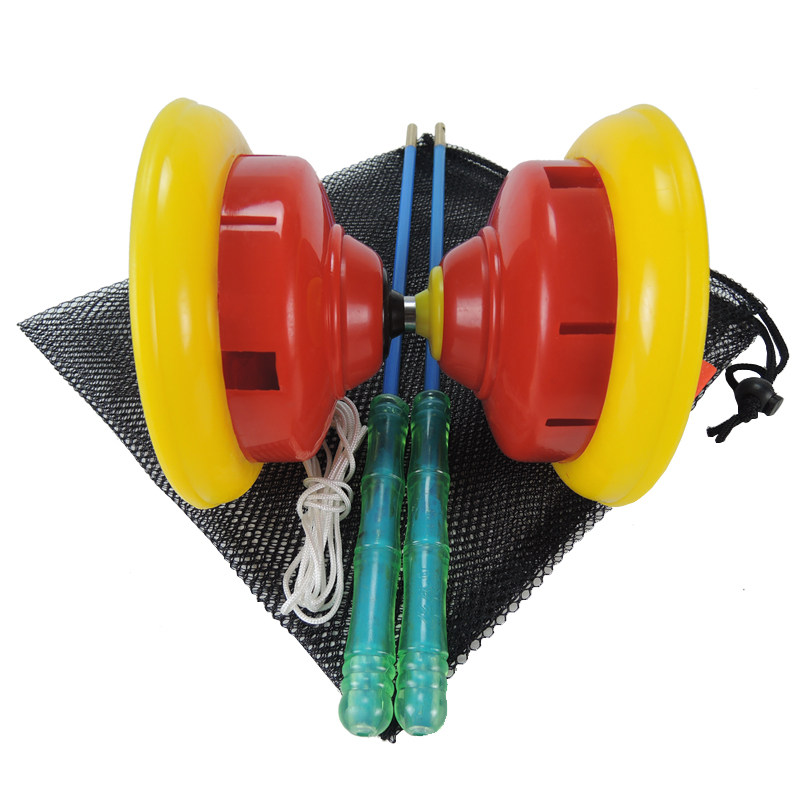Rotary dragon professional five-bearing double-headed diabolo Beginner diabolo Children's anti-fall monopoly student anti-fall shaking diabolo