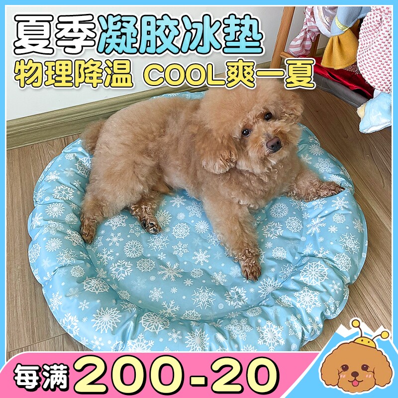 Coated pet 2022 new gel ice mat to cool down heat stroke dogs cool teddy bib bear kirky pet supplies