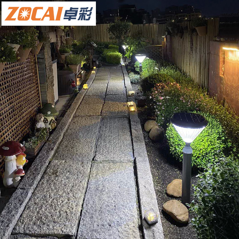 Super bright solar lawn light household waterproof landscape garden light outdoor garden light led villa yard buried light