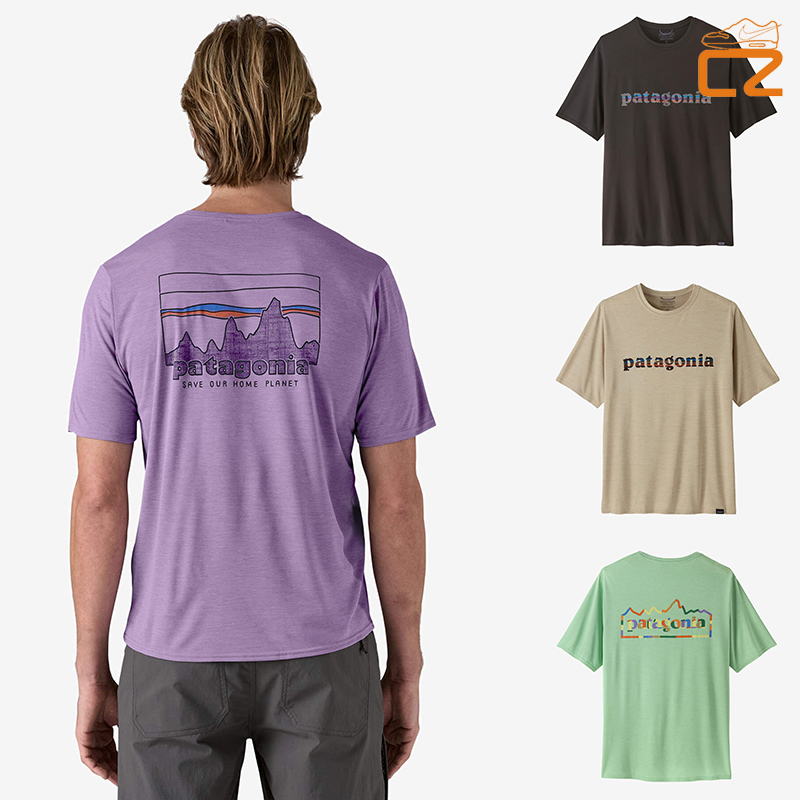 Patagonia 25 New Model Patagonia Cool Daily Graphic C1 Quick-Drying Men's Short-Sleeved T-Shirt