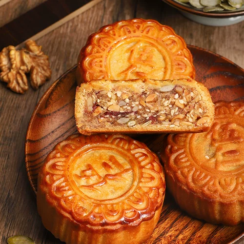 Облачная нога Луна торт 80GX 10 Встреча Yunnan Specialty Mid -Autumn Festival Bulk Multi -Flaul Magic Egg Yolk Ham Box Box