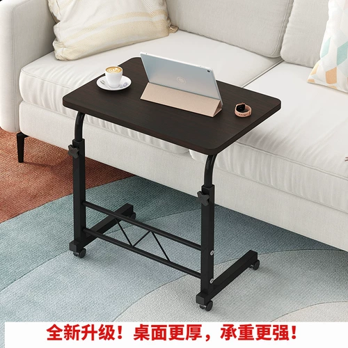 Ноутбук компьютер стол скандинавский стиль ins style writing table table маленькая квартира гостиная спальня Lazy Table Red Model