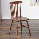 Стул с твердым деревом, стул, нордический стул Виндса Simple Hotel Cafe Logu Designer Dest Desk Desk Stable and Stable