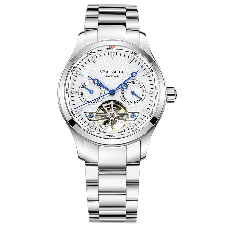 Seagull Watch Men's Watch Steel Band Waterproof Master Series Men's Trendy Watch Flywheel Legend M160S Seagull Watch Men's Watch Steel Band Waterproof Master Series Men's Trendy Watch Flywheel Legend M160S