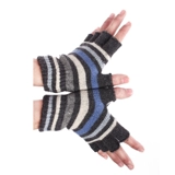 冠师傅 Трикотажные зимние перчатки, модный удерживающий тепло ноутбук подходит для мужчин и женщин для влюбленных, без пальцев