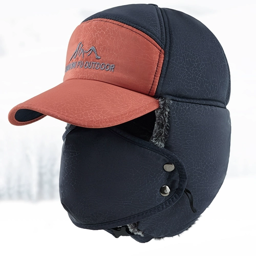 Зимняя шапка подходит для мужчин и женщин, мужская кепка, ветрозащитный удерживающий тепло зимний электромобиль, увеличенная толщина