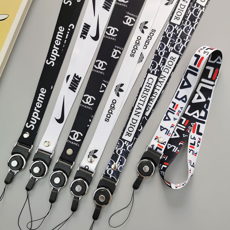 Mobile Phone Lanyard Neck Strap Trendy Brand Women's Case Strap Pendant Decoration Phone Chain Key USB Drive Men's Detachable Anti-Loss Strap