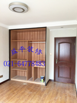 Shanghai Xuhui District surrounding solid wood wardrobe on-site custom installation services