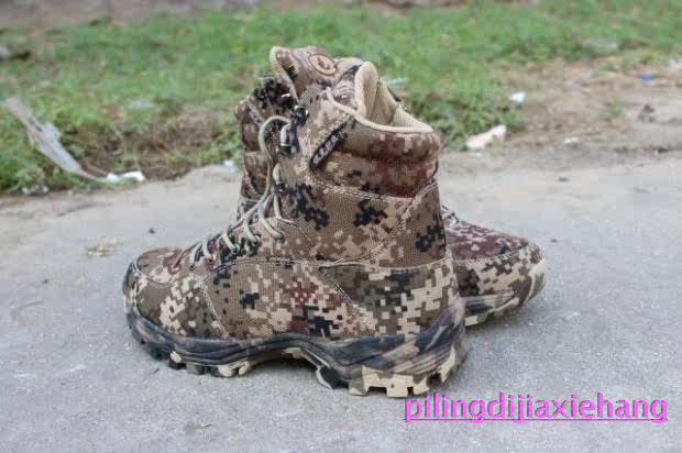 Boots militaires pour homme en toile - Ref 1399325 Image 11