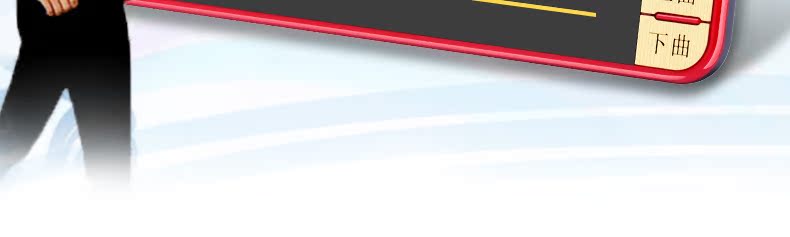 Ông già máy nhảy vuông máy nghe nhạc màn hình lớn Người già học nhảy máy video mini di động nhỏ TV cầm tay máy hát radio Ông già xem máy phát video HD - Trình phát TV thông minh