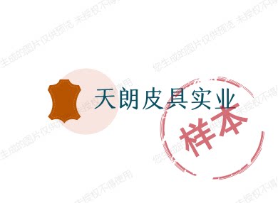 天朗皮具实业