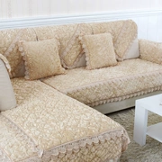 Winter sofa vải sang trọng đệm trượt hộ gia đình thông thường tối giản vải bọc nệm hiện đại bao gồm tất cả bộ vỏ ghế phổ thông - Ghế đệm / đệm Sofa