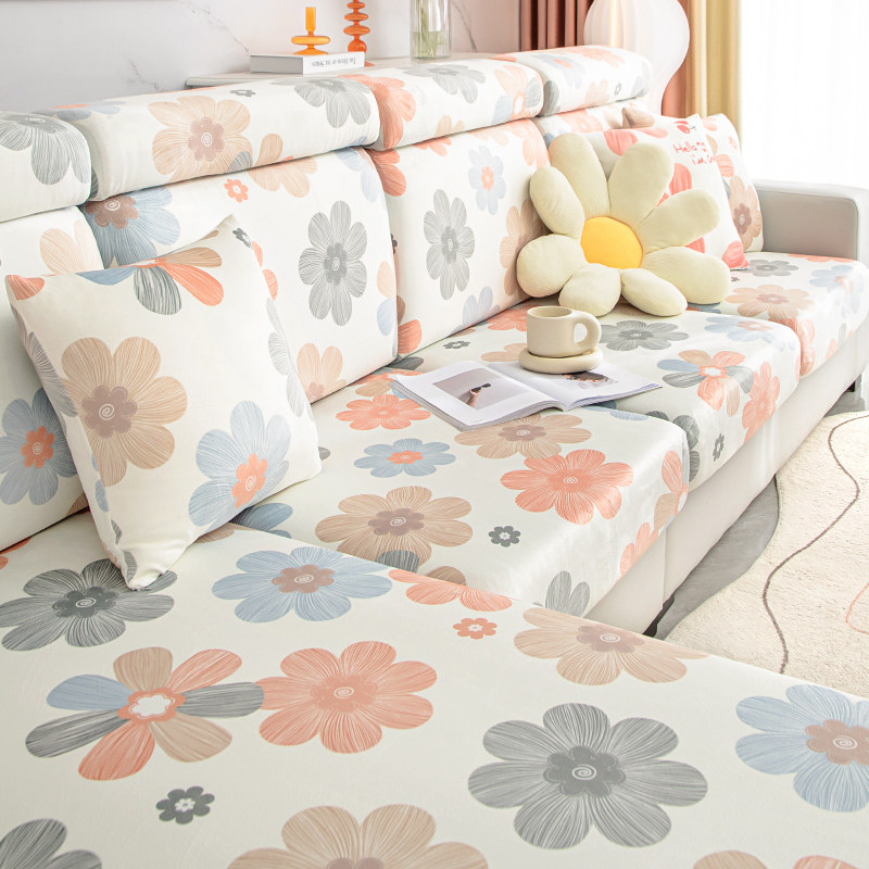 2023 new milk suede anti-cat catch sofa cover full bag universal cover hat-in-autumn winter sofa cushion cover cloth towels full cover-Taobao