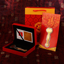 Gold foil auspicious Ruyi ornaments Ruyi crafts ornaments set Company sales event gifts