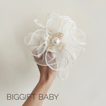 BIGGIFT high texture Korean flowers baby babys birthday birthday princess lace headwear photo