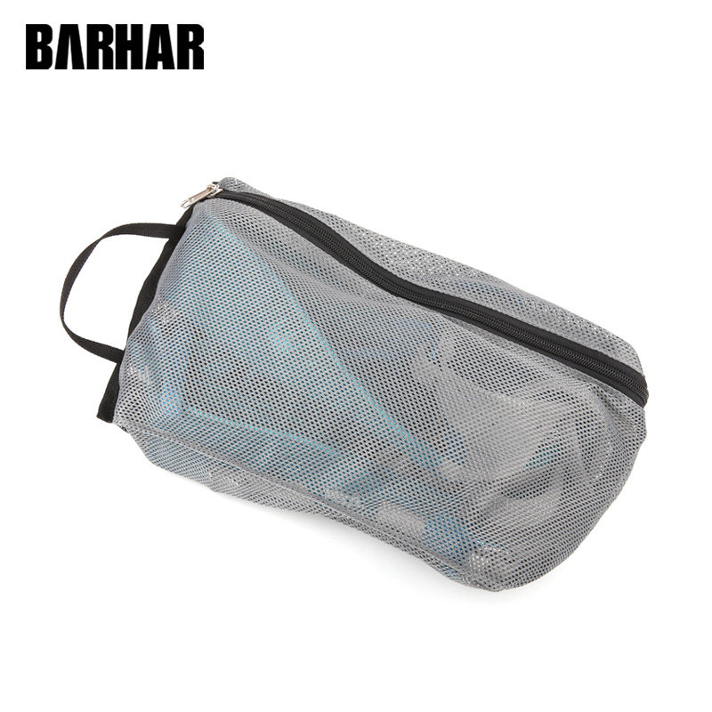 BARHAR BAHA Mesh Bag Storage Bag Climbing Mountaineering Belt Bulk Climbing Shoes Buckle Zipper Bag