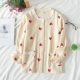 Bộ đồ ngủ mùa xuân và mùa thu Áo khoác của phụ nữ Một mảnh vải cotton nguyên chất lỏng lẻo Gạc hai lớp Bông tinh khiết mỏng dài tay Điều hòa nhiệt độ Áo khoác cardigan nhỏ - Pyjama