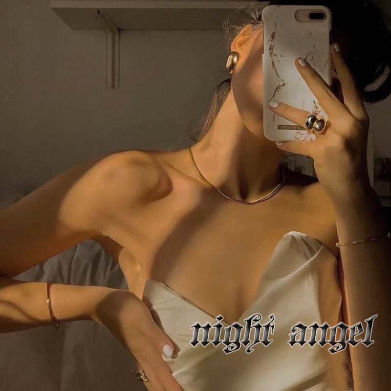 Mei's same snake chain - European and American punk cold wind - and - short - line collarbal chain necklace short - line accessories do not decline