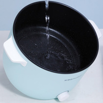 Electric cooking pot non-stick pan stainless steel students fried vegetables easy to clean small integrated cooking noodles Da electric hot pot