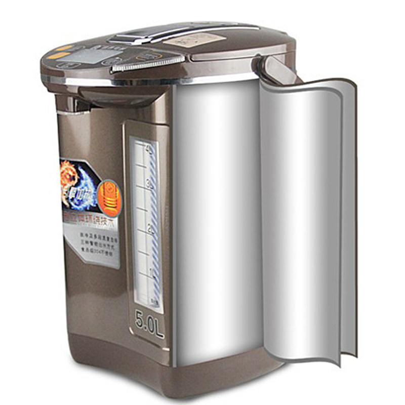 Electric kettle appointment thermostatic stainless steel heating water bottle 5L hot water kettle food Yong RS-1656D can be insulated