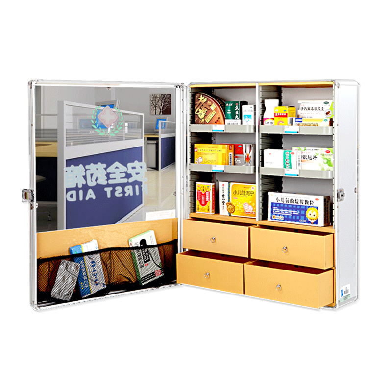 Special size wall-mounted multilayer medicine box Medical box factory unit Domestic medicine containing first aid box