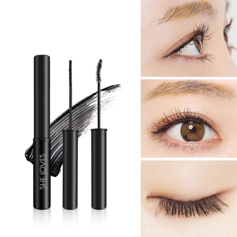 SHELOVES fine brush head mascara long-lasting natural long thick waterproof curling non-smudging