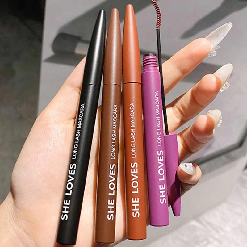 SHELOVES curly and slender waterproof mascara is thick, natural, long-lasting and non-smudged