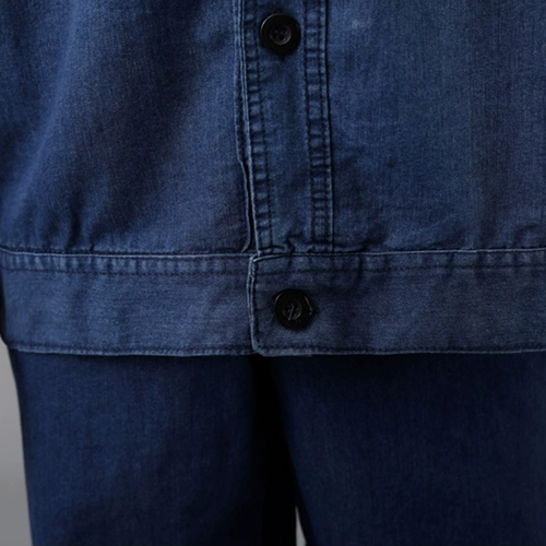 Летний тонкий джинсовый дышащий износостойкий комплект для работы подходит для мужчин и женщин