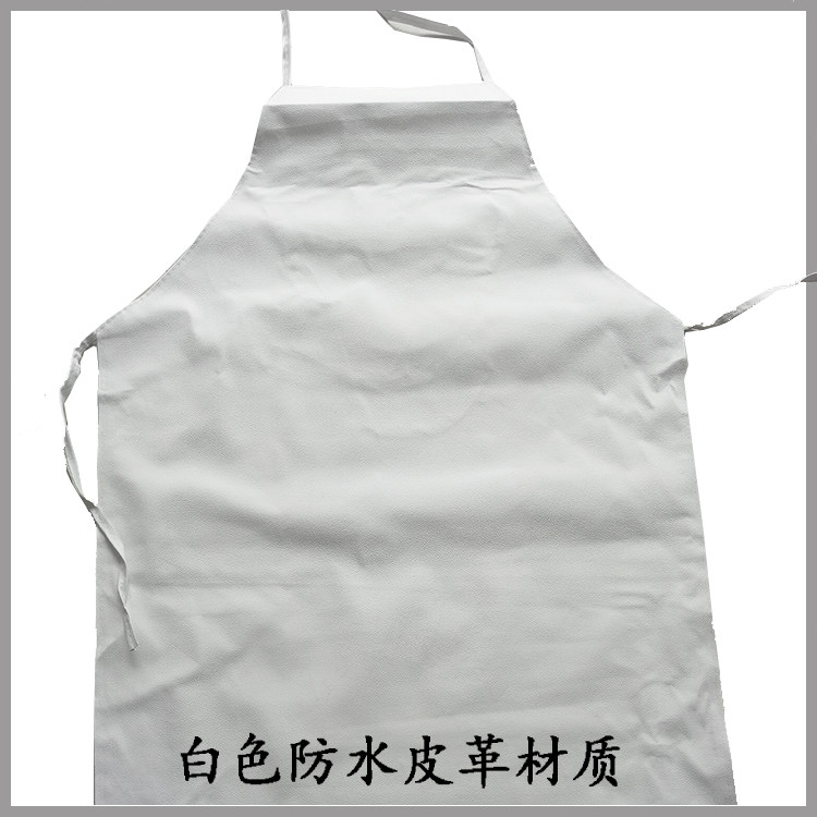 Leather Apron Waterproof Waist Protector Leather Material Suitable for Aquaculture Slaughter Industry Sleeveless Thick Front Chest Protection